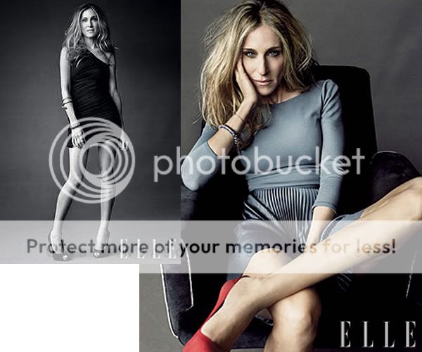 sarah jessica parker,elle january 2011,halston heritage