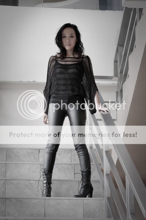 faux leather pants
