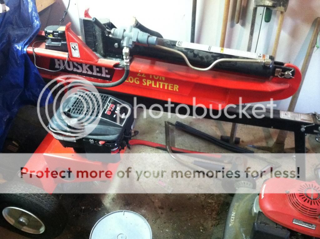 Huskee 22 ton log splitter