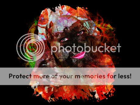 fire,girl,feu,fille,rouge,vert,abstrait,black,red,green